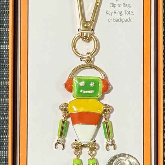 Robot Keychain Charm - Picture 3 of 5